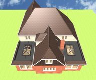 Rear extension plans in Brentwood view of roof