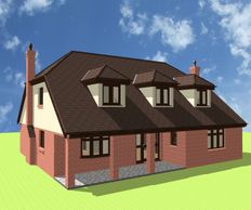 Bungalow in Latchingdon existing plans prior to building work