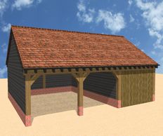 Plans for oak Frame Garage and car port Margaretting, Chelmsford