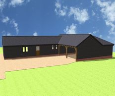 Office and carport plans and building regulations drawings Boreham