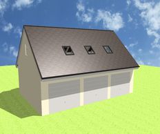 Annexe and triple garage in Purleigh