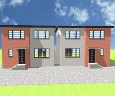 Two new houses Chelmsford obtained planning permission/ building regs.