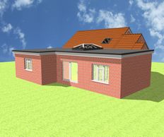 Design of flat roof extension in Mersea Island , Colchester