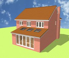 Single storey rear extension plans in Maldon