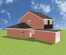 Building plans for single storey side extension South Woodham Ferrers