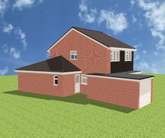 Building plans for single storey side extension South Woodham Ferrers